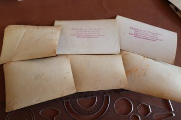 sechs alte Fotos - Parade - Soldaten maschieren durch Chemnitz ??? - Bildberichterstatter